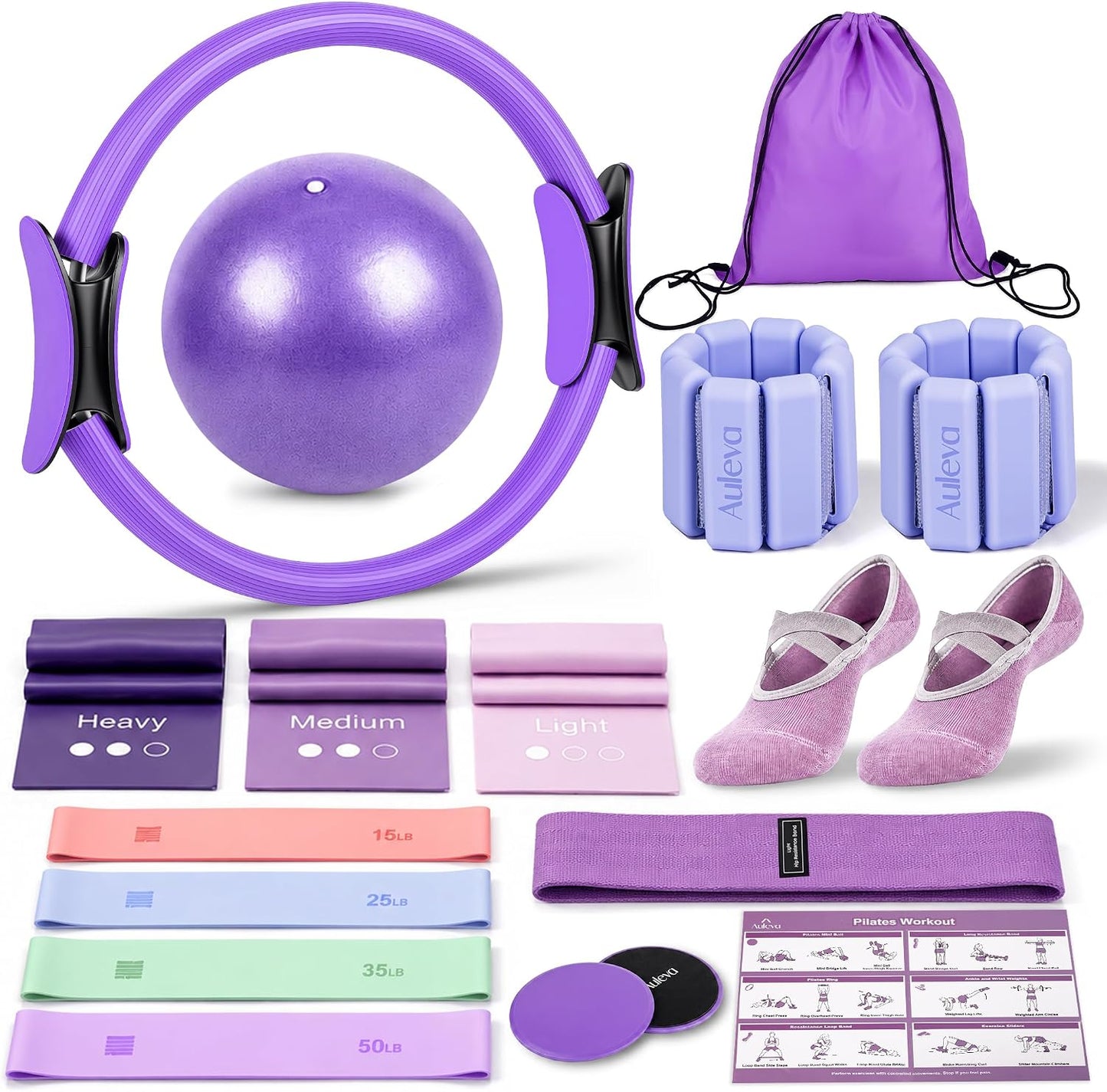 At Home Pilates Kit for Home Workouts, Pilates Set, Pilates Equipment